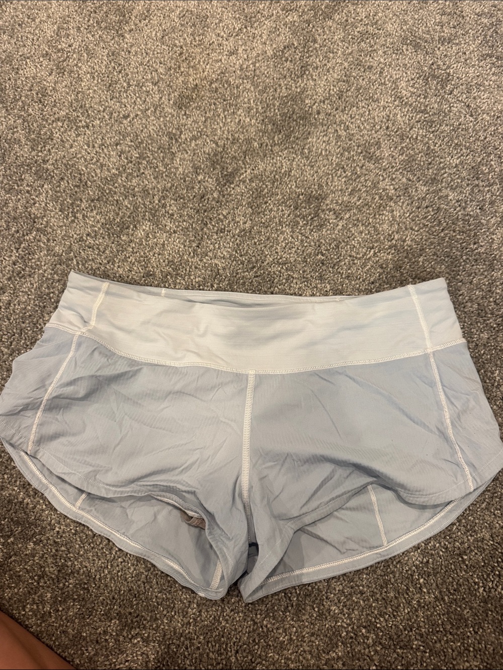 lululemon athletica Light Blue Athletic Shorts